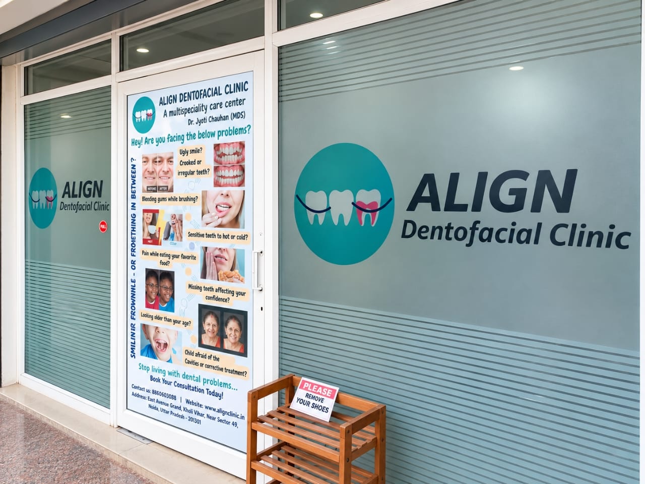 Step inside our calm boutique waiting lounge near Sector 49, Noida. Designed for zero-stress patient comfort.